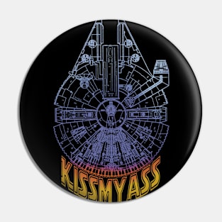 kiss my rebel ass 1 Pin