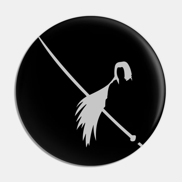 Minimalist Sephiroth Pin by PWCreate