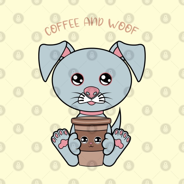 All I Need is Coffee and dogs, coffe and dogs by JS ARTE