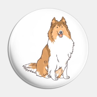 Rough Collie Pin