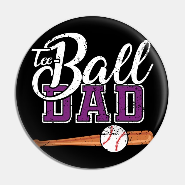 Teeball Dad - Funny Baseball - Father's Day 2021 Pin by Charaf Eddine