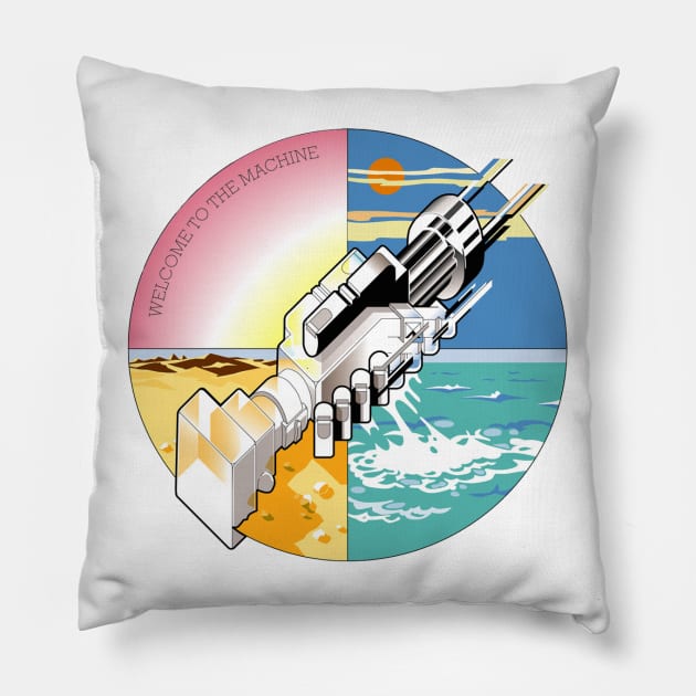 Welcome to the Machine Pillow by wwilljs