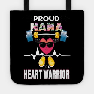 Proud nana of a heart warrior.. CHD awareness gift Tote