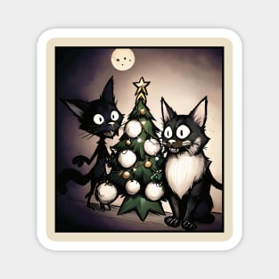 Xmas Kitties Magnet