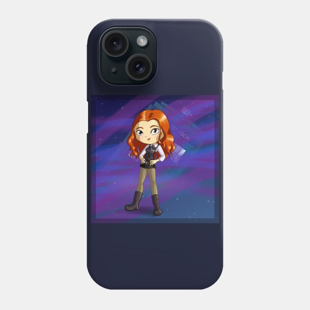 Chibi Amy Pond Phone Case by Thedustyphoenix