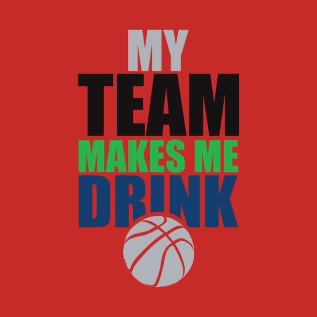 NBA Minnesota Timberwolves Drink by SillyShirts