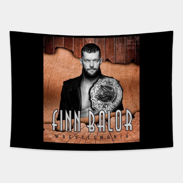 WRESTLEMANIA BALOR Tapestry by adunntoval