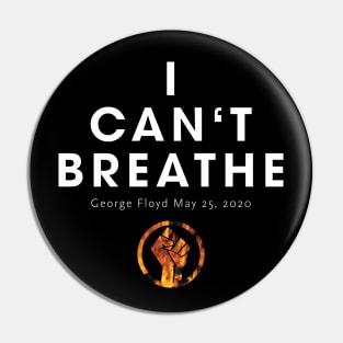 I Can't Breathe - Black Lives Matter Pin