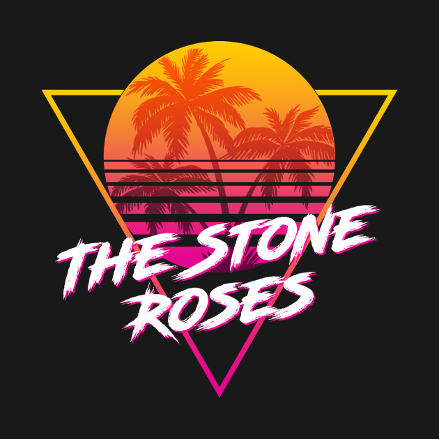 The Stone Roses - Proud Name Retro 80s Sunset Aesthetic Design by DorothyMayerz Base