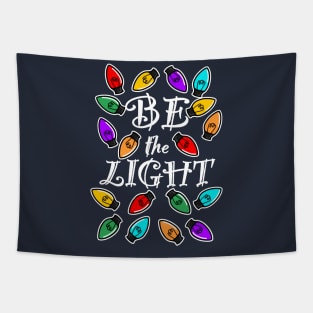 Be the Light (bulb) - Small Design for Dark Shirts Tapestry