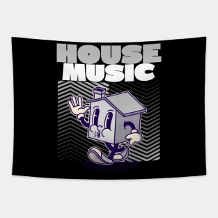 HOUSE MUSIC  - Character (grey) Tapestry