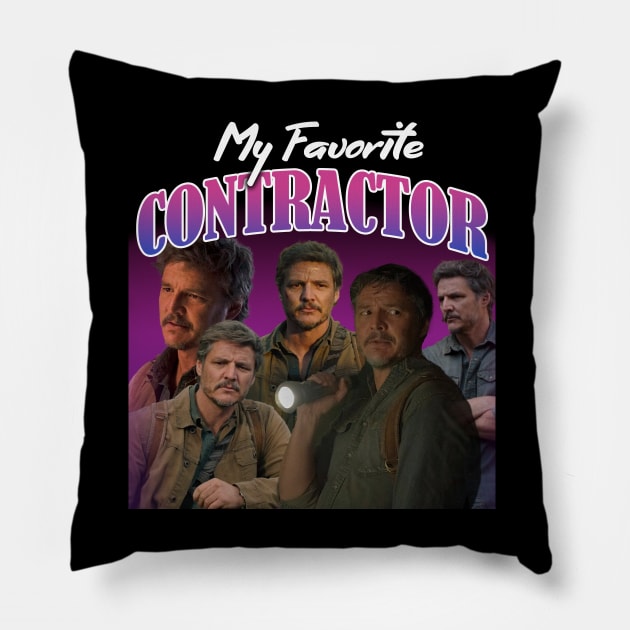 My favorite contractor Pillow by showtimechamaco