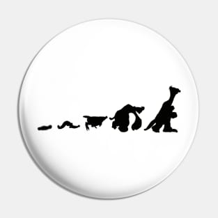 Ice Age Sid the Sloth Evolution Black Pin