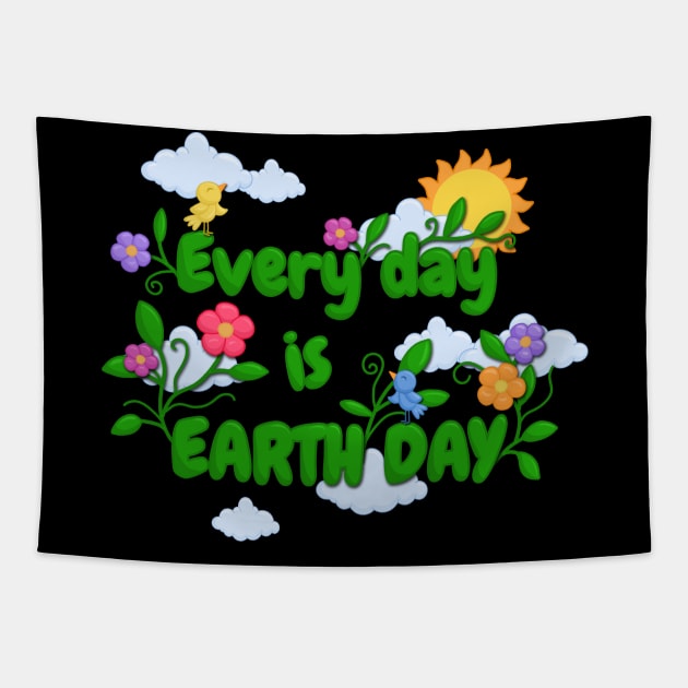 Earth Day Tapestry by valentinahramov