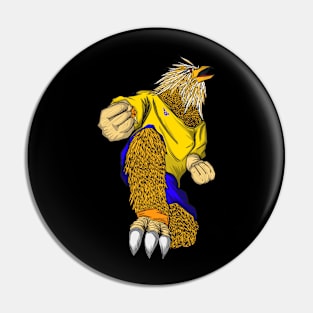 Angry eagle Pin