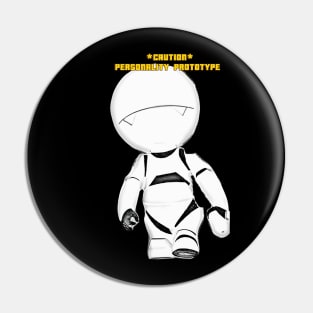 Hitchhiker's guide to the galaxy Personality prototype warning Pin