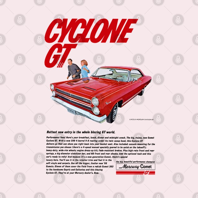 MERCURY CYCLONE GT - advert by Throwback Motors