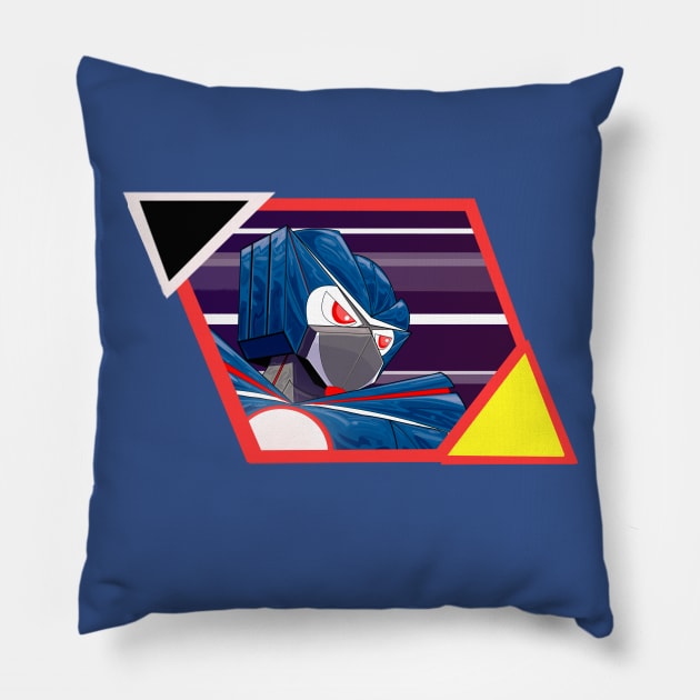 Go Robo Now Headshot Pillow by GoRoboNow