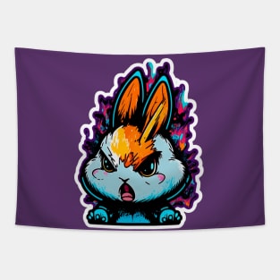 Angry bunny Tapestry