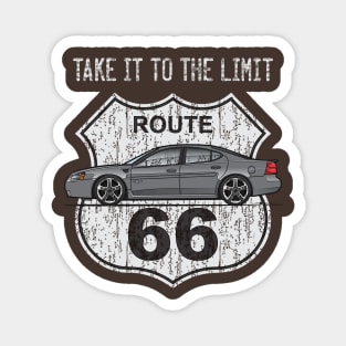 Route 66 Gray Magnet