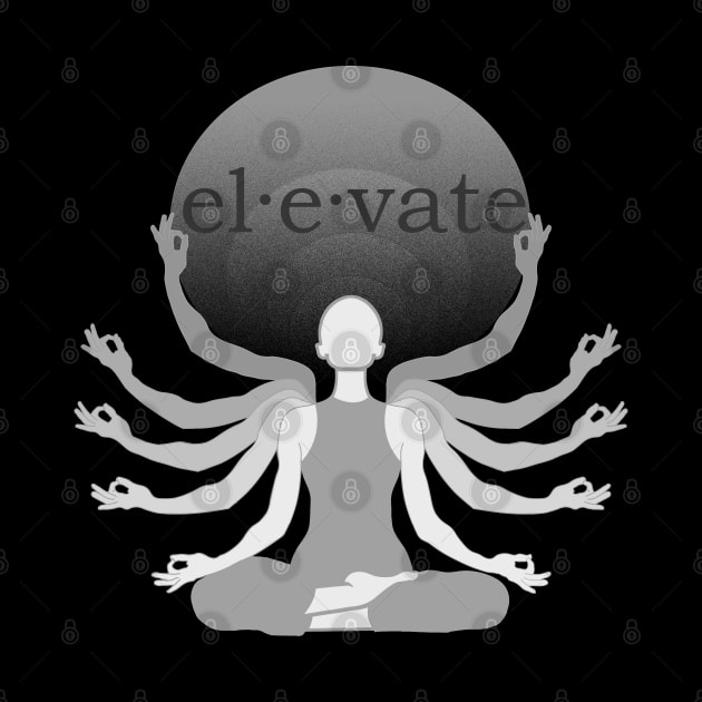 Elevate Healing Top, Spirituality shirt, positive t-shirt, Symbolic clothing, Yoga top, Custom design t-shirt, Spring Clothing by AYar