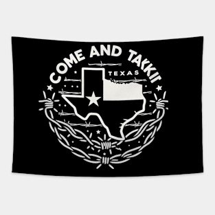 Come and take it, Texas, razor wire Tapestry