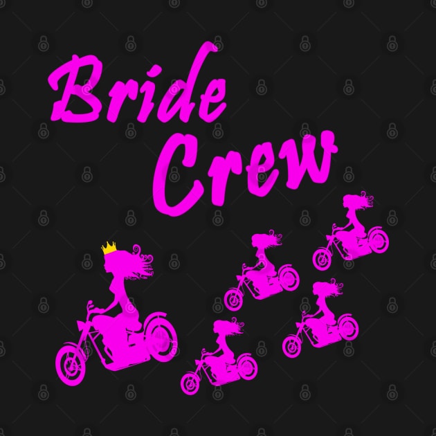 Bride crew motorcycle bachelor party gift by Littlelimehead