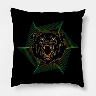 Bear Wild Angry New Pillow