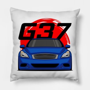Front Blue G37 JDM Pillow