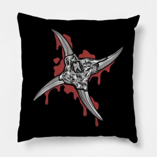 Jeepers creepers shuriken Pillow