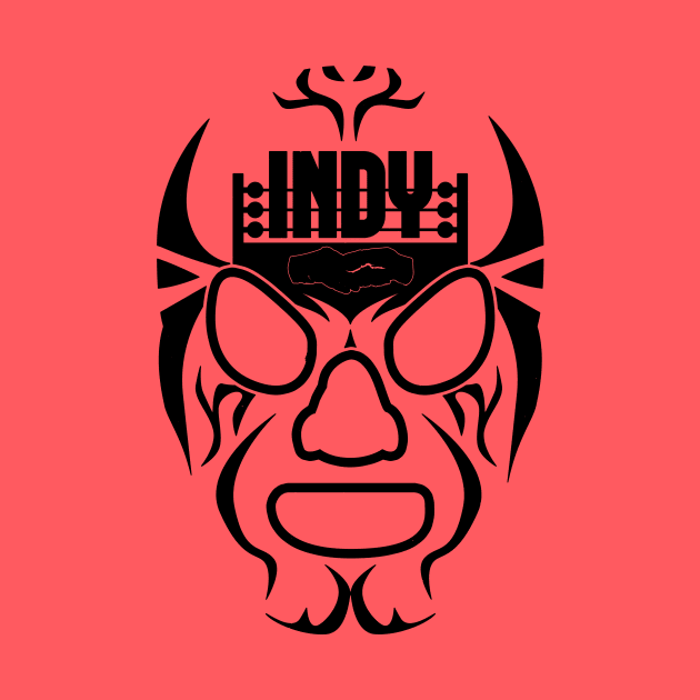 Indy Lucha (black mask) by Indy Handshake