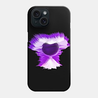 Abstract Purple Eclipse Phone Case