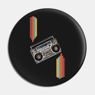 groovy boombox party Pin