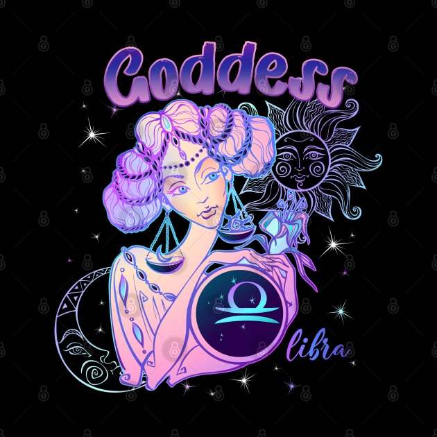 Zodiac Libra Goddess Queen Horoscope by The Little Store Of Magic