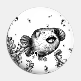 Puffer-fish Pin