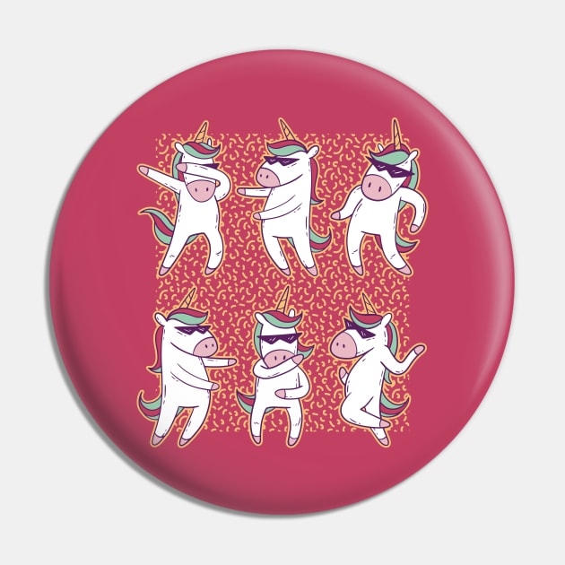 Dancing Unicorn Pin by LR_Collections