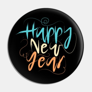 Happy New Year Pin