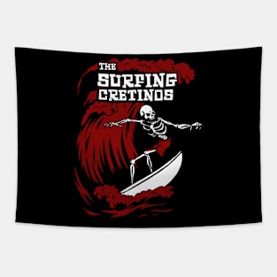 Cretino Riding Waves Tapestry