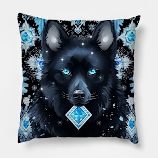 Schipperke Pattern Pillow