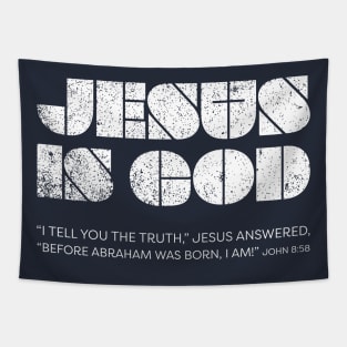 Jesus Is God Tapestry