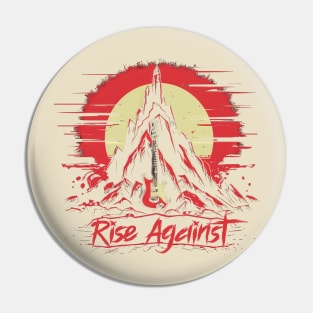 Rise Against Mountain Pin