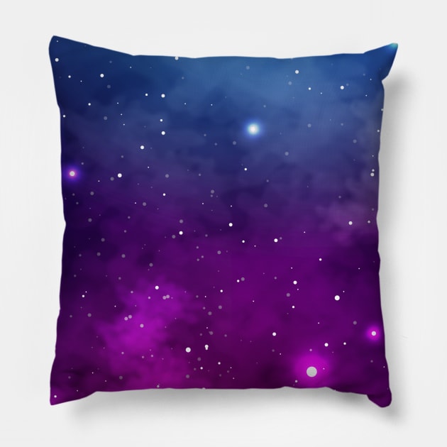 Universe Outer Space Pillow by aquariart