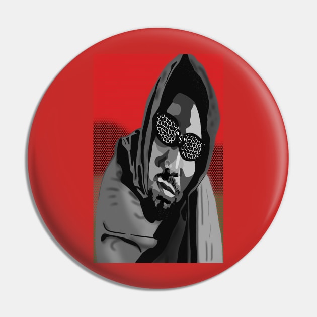 Afrika Bambaata Pin by Ruby Dust 