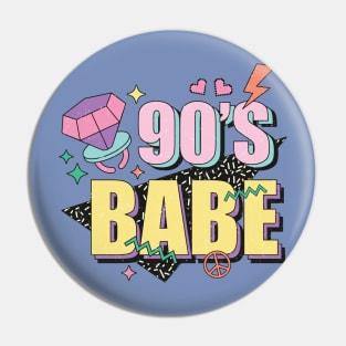 90s Babe Retro Vintage Aesthetic Pin