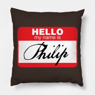 My name is Philip, and I am a poet. Pillow