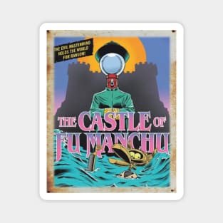 Mystery Science Rusty Barn Sign - The Castle of Fu Manchu Magnet