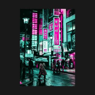 Tokyo Neon Retro Synthwave T-Shirt