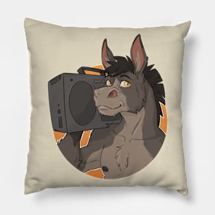 Disco Donkey Pillow