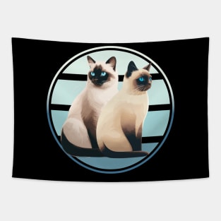 Siamese Cats Tapestry