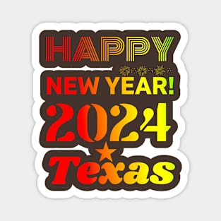 Happy New Year 2024 Magnet